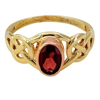9ct gold Clogau Garnet Ring size N